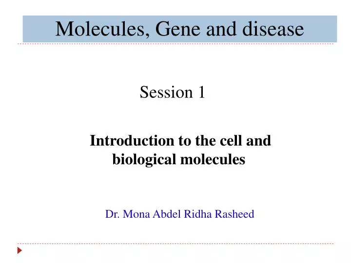 molecules gene and disease