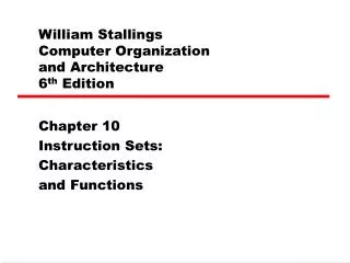 william stallings computer organization and architecture 6 th edition
