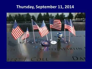 Thursday, September 11, 2014