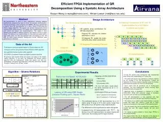 Efficient FPGA Implementation of QR Decomposition Using a Systolic Array Architecture