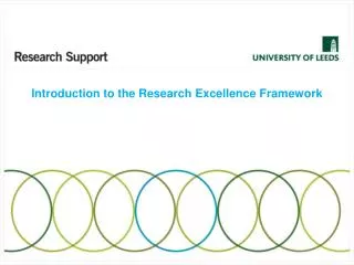 Introduction to the Research Excellence Framework