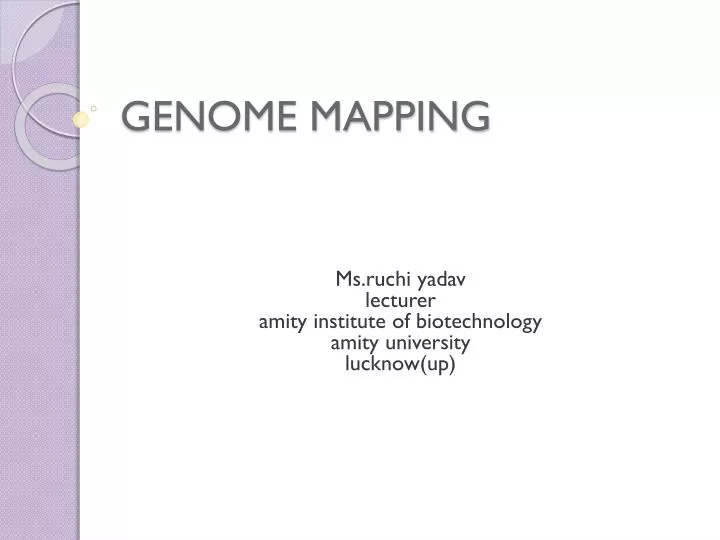 genome mapping