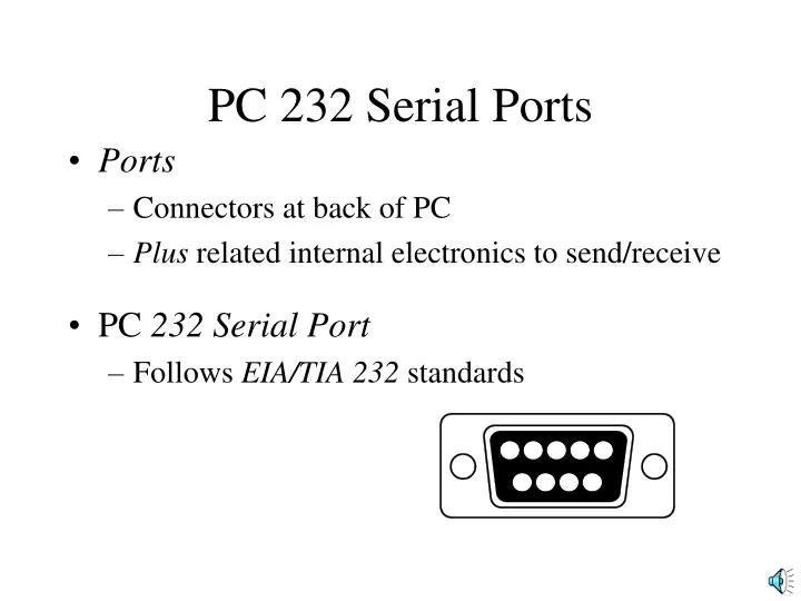 pc 232 serial ports