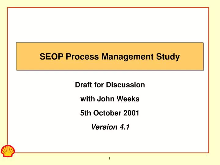 seop process management study