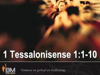 1 Tessalonisense 1:1-10