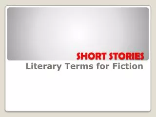 SHORT STORIES