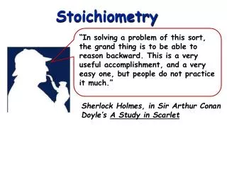 stoichiometry