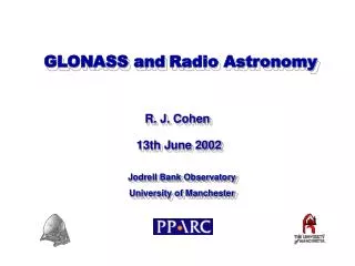 GLONASS and Radio Astronomy