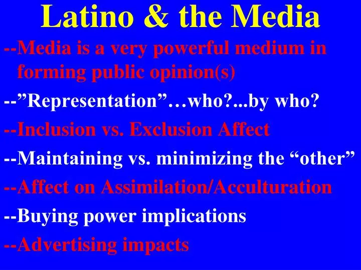 latino the media