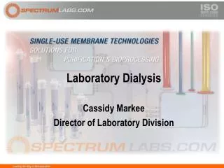 Laboratory Dialysis
