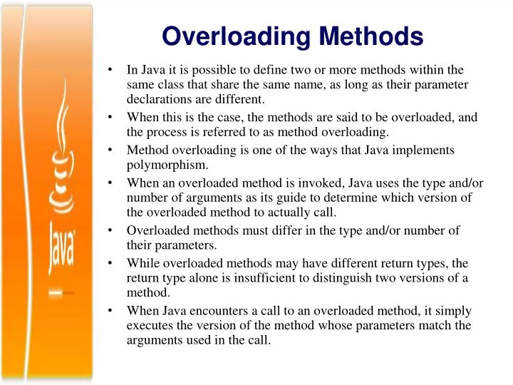 overloading methods