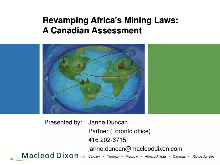 revamping africa s mining laws a canadian assessment