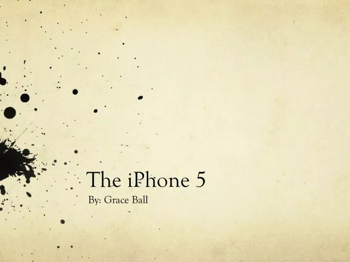 the iphone 5