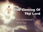 The Coming Of The Lord