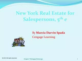 New York Real Estate for Salespersons, 5 th e