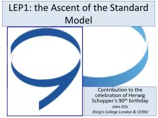 LEP1: the Ascent of the Standard Model