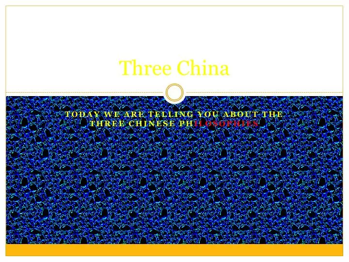 three china