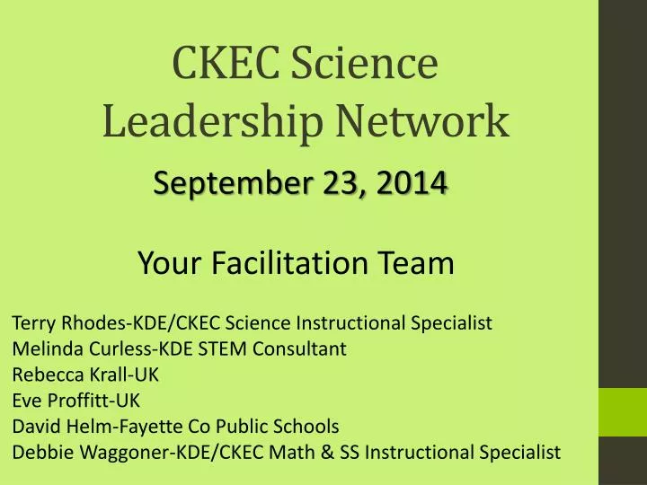 ckec science leadership network