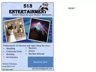 513 ENTERTAINMENT