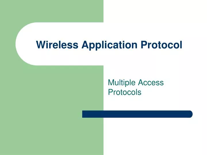 wireless application protocol