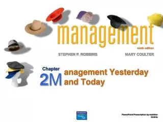 anagement yesterday and today