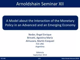 Arnoldshain Seminar XII