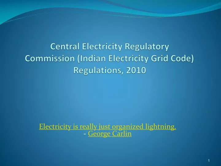 central electricity regulatory commission indian electricity grid code regulations 2010