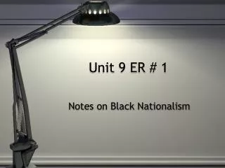 Unit 9 ER # 1