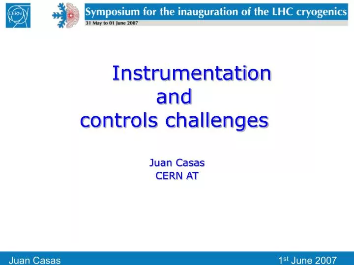 instrumentation and controls challenges