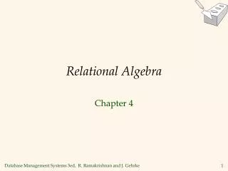 relational algebra