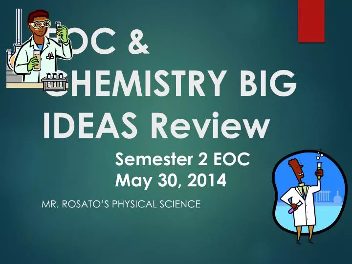 eoc chemistry big ideas review