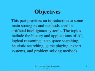 Objectives