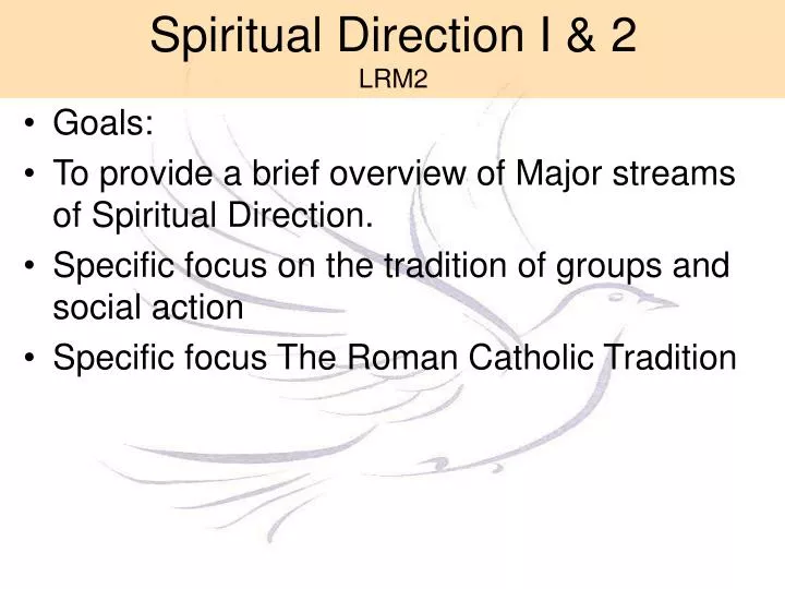spiritual direction i 2 lrm2