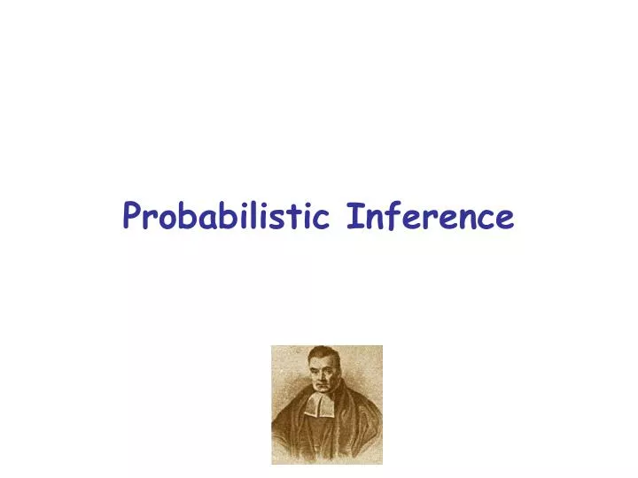 probabilistic inference
