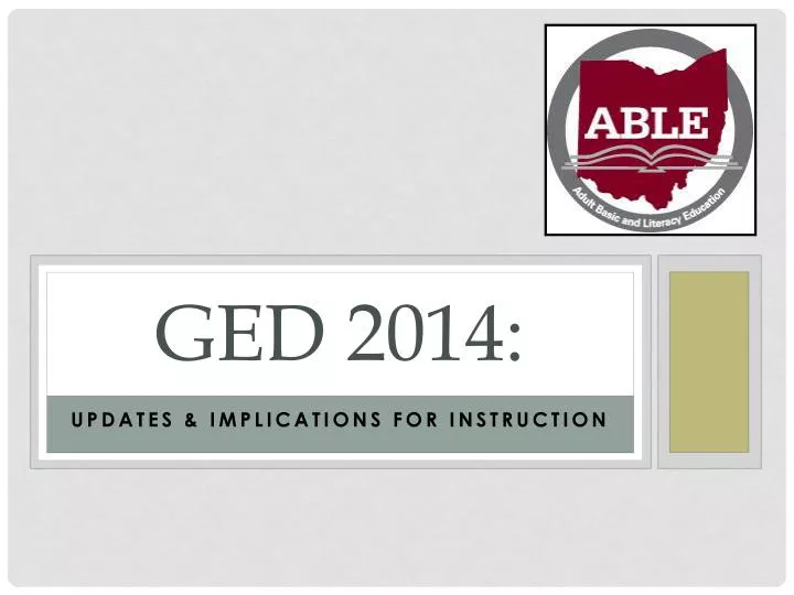 ged 2014