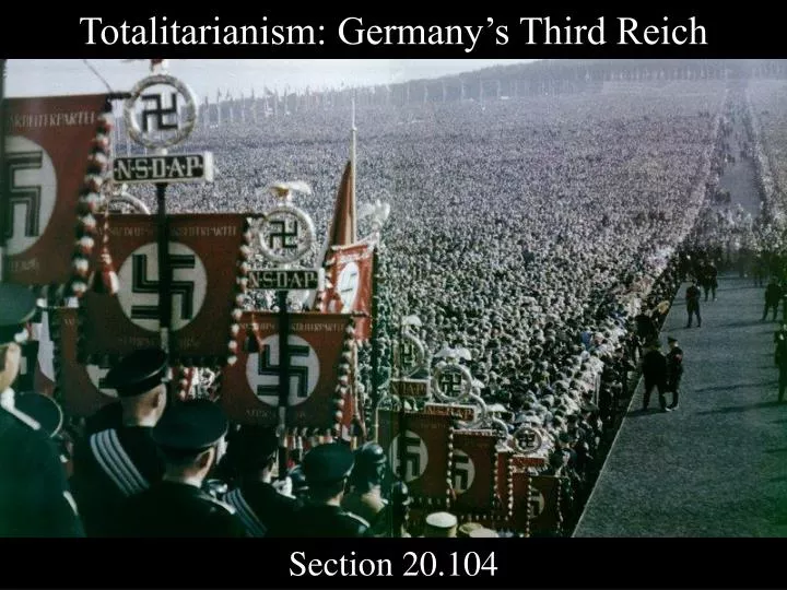 totalitarianism germany s third reich