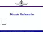 Discrete Mathematics - slide 1