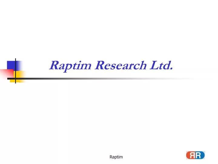 raptim research ltd