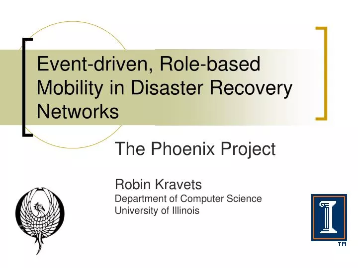 event driven role based mobility in disaster recovery networks