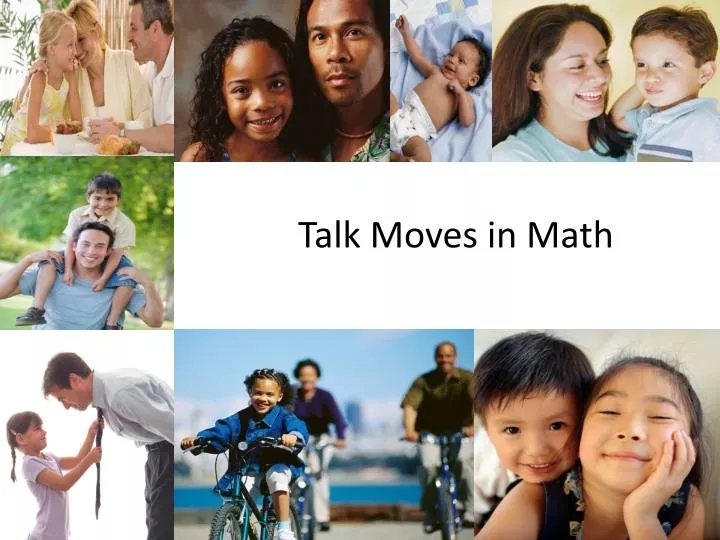 talk moves in math