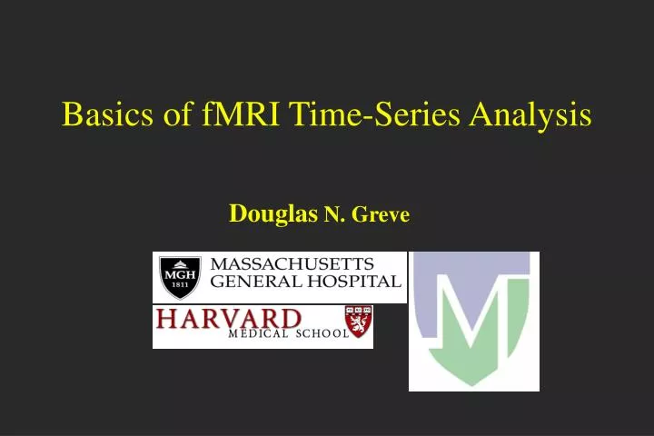 basics of fmri time series analysis