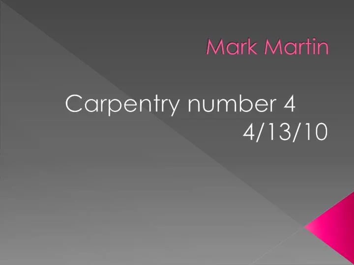 mark martin