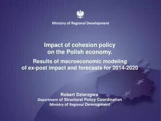 Impact of cohesion policy on the Polish economy.