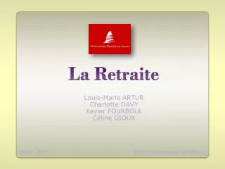 la retraite