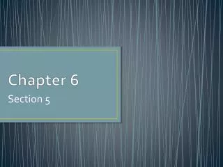 Chapter 6