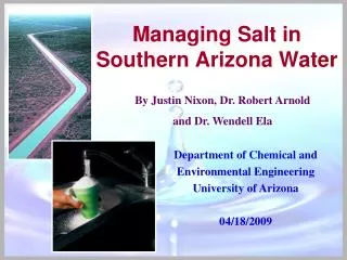 Managing Salt in Southern Arizona Water
