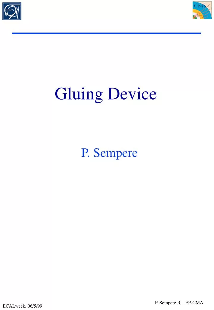 gluing device