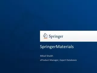 SpringerMaterials