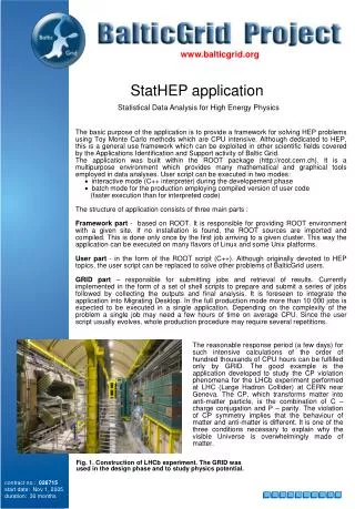StatHEP application