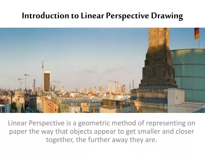 introduction to linear perspective drawing